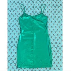 Bright Green Party dress!
